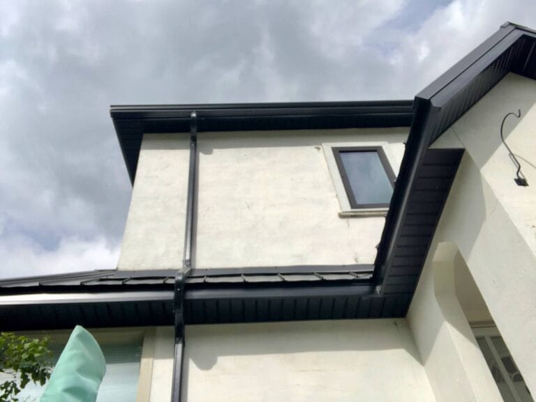 black soffit